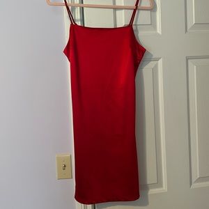 Altard State Red Satin Dress